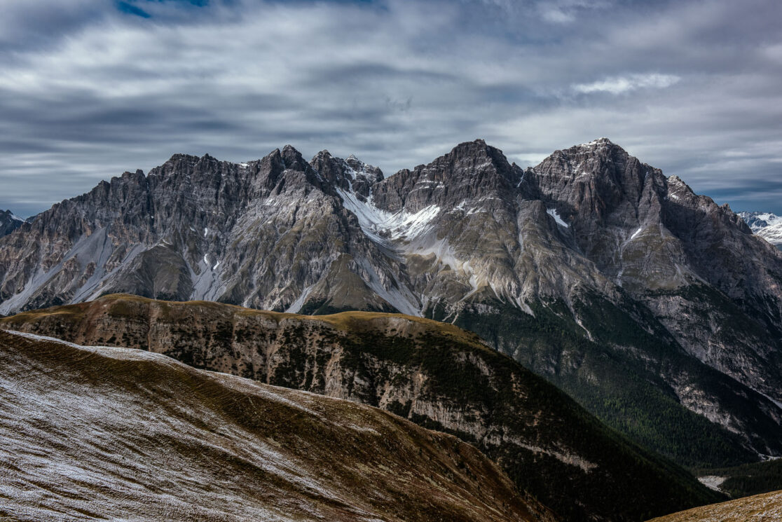 Berge im Unterengadin.