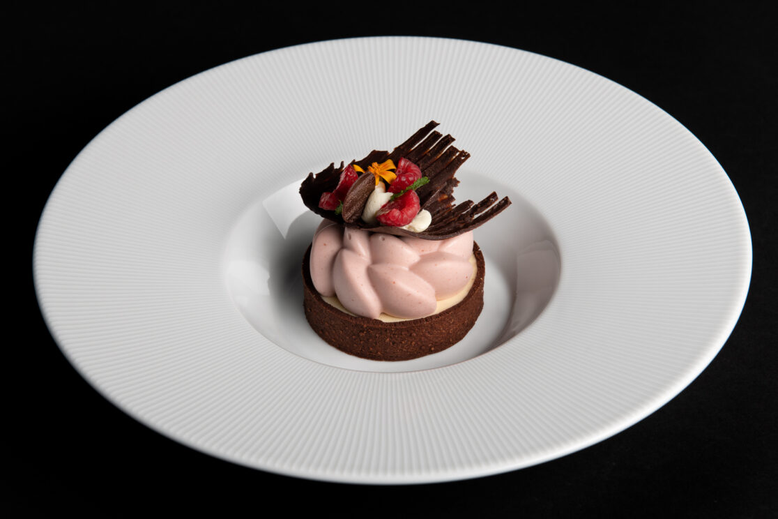 Dessert im Studio fotografier.
